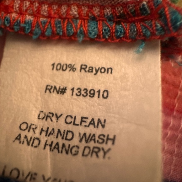 Show Me Your Mumu Size Medium Get Twisted Maxi - Rainbow Stripe Boho Resort - Picture 10 of 11